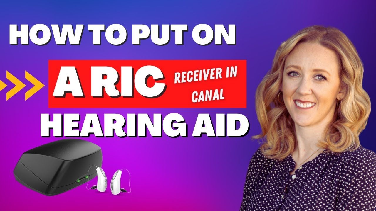 Video: Putting on a RIC hearing aid in 4 easy steps