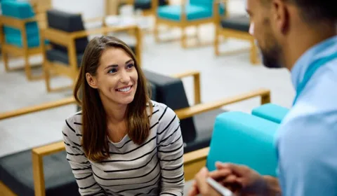Patient consultation in a comfortable setting